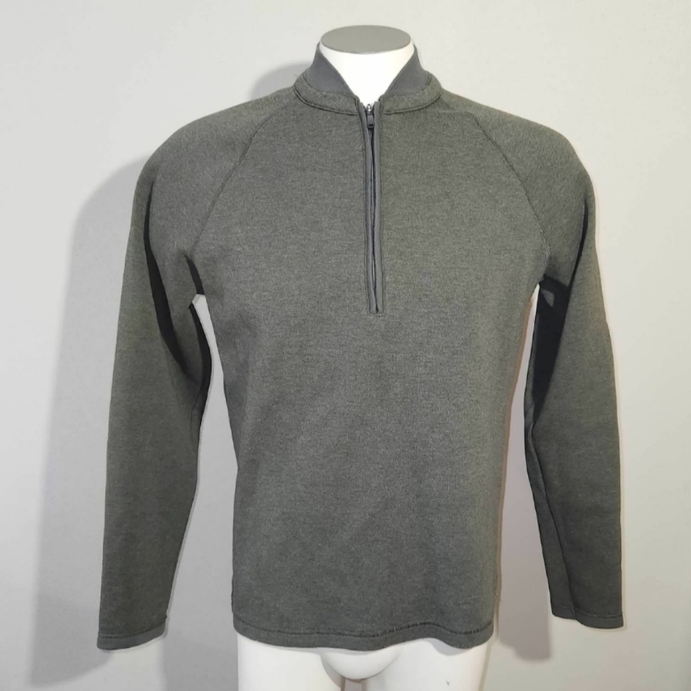 Men's 1/4 Zip Casual Adidas Long Sleeve Top